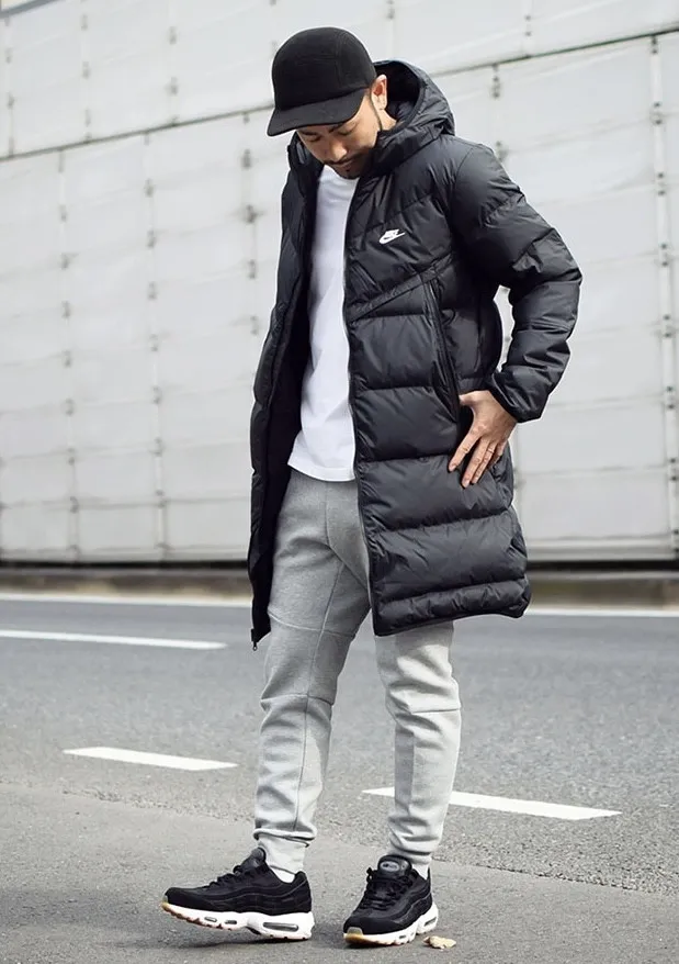 Down Jacket Long Black фото
