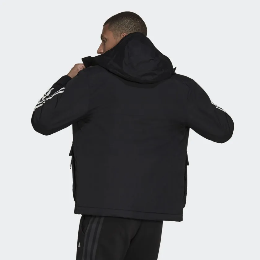 Utilitas 3-Stripes Hooded Jacket фото
