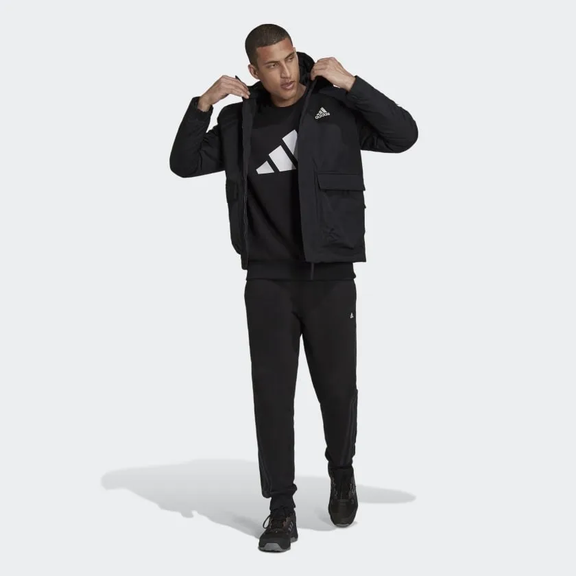 Utilitas 3-Stripes Hooded Jacket фото
