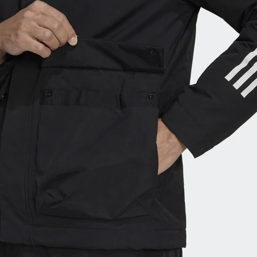 Utilitas 3-Stripes Hooded Jacket фото