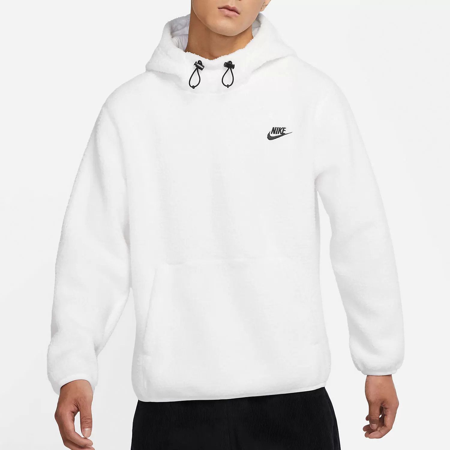 Sherpa Hoodie White фото