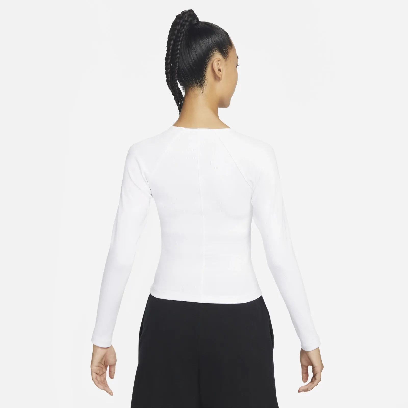 Zip Long Sleeve White фото