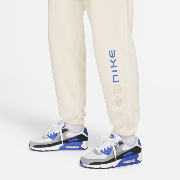 Fleece Joggers White фото