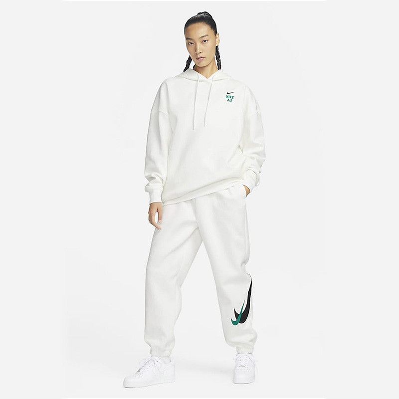 Air Fleece Trousers Double Swoosh  White фото