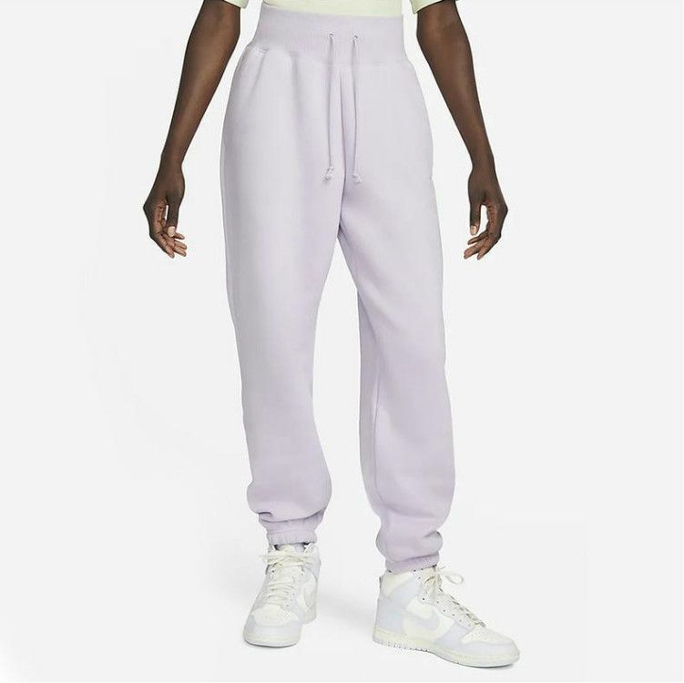 Phoenix Fleece High-Waisted Pants White\White Logo фото