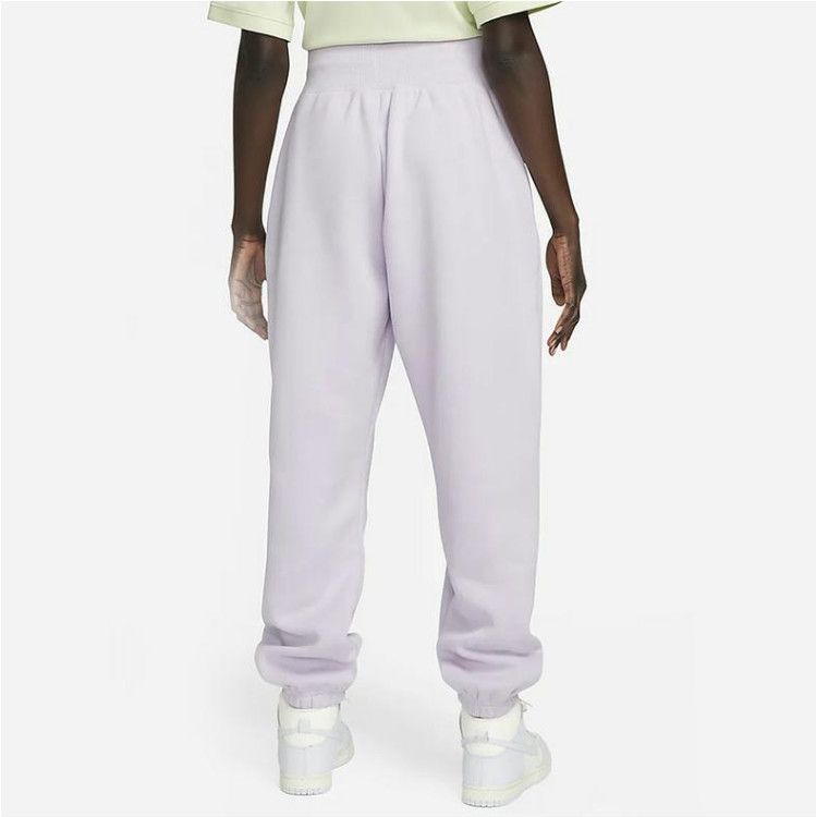 Phoenix Fleece High-Waisted Pants White\White Logo фото