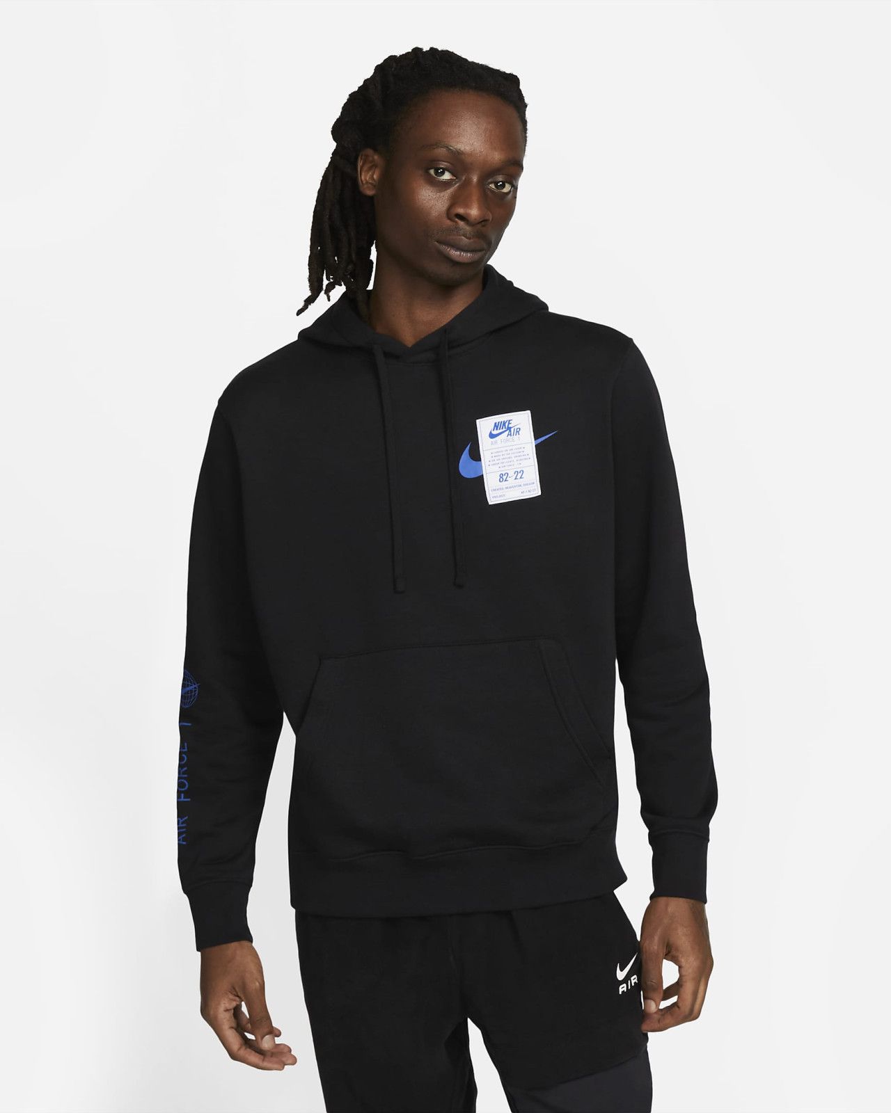 Air Force 1 Hoodie Black фото