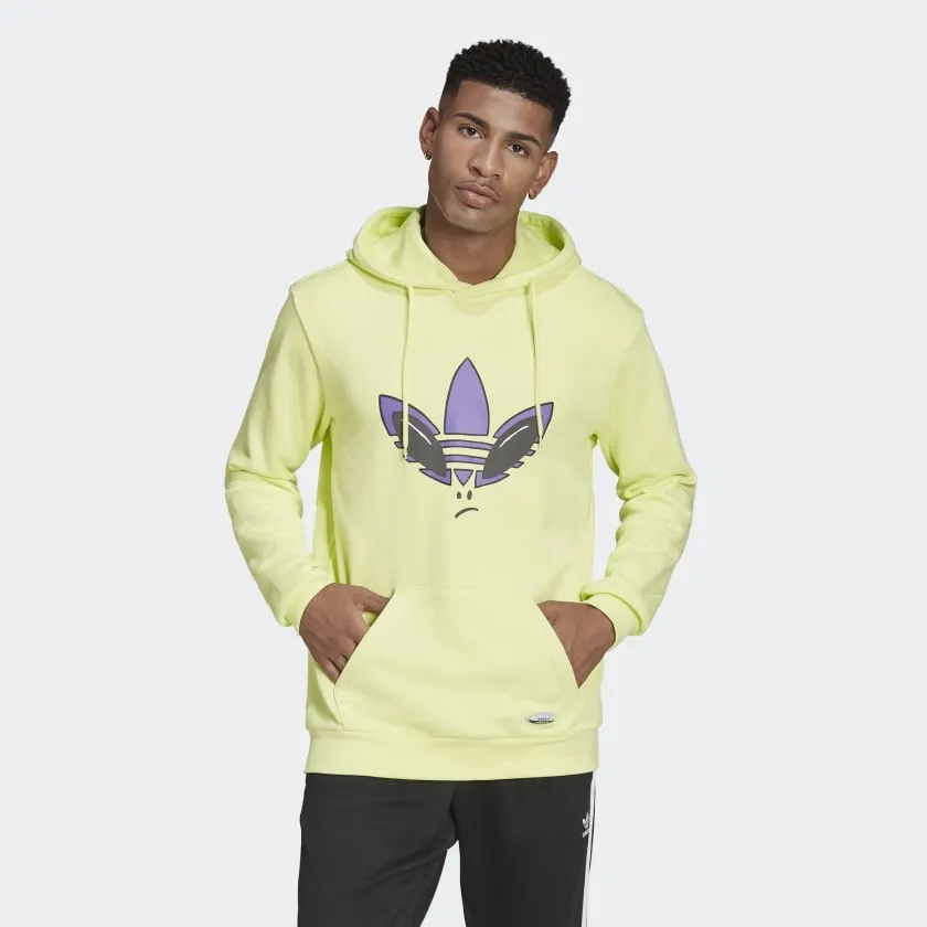 Alien Graphic Hoodie Yellow
