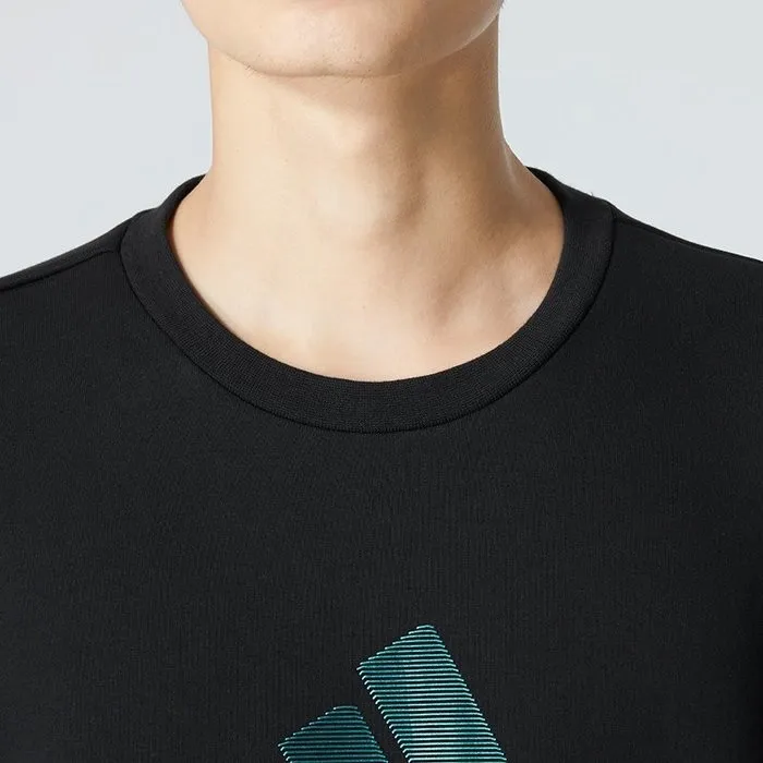 Oversize Sweatshirt With Big Logo Black фото