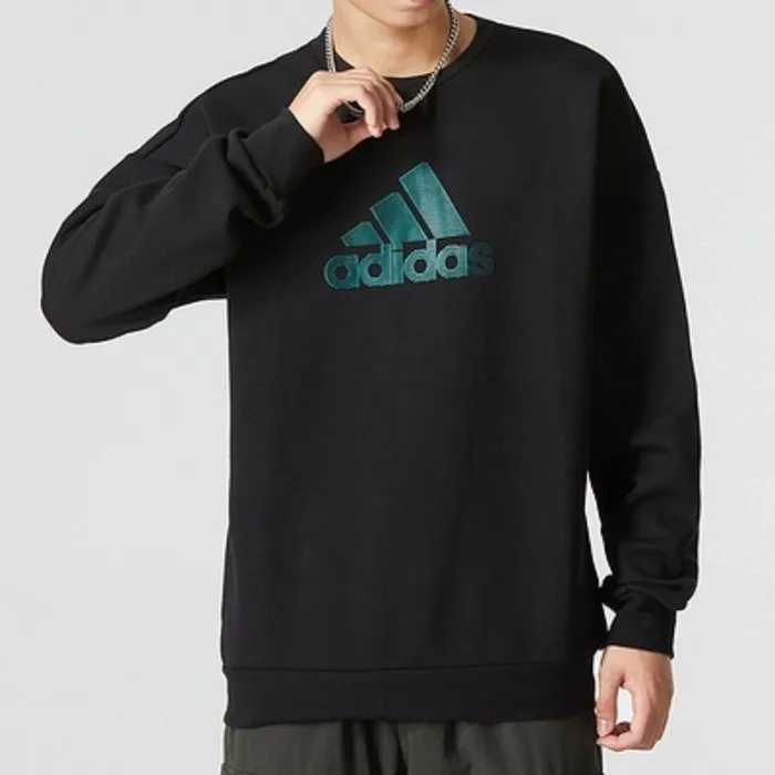 Oversize Sweatshirt With Big Logo Black фото