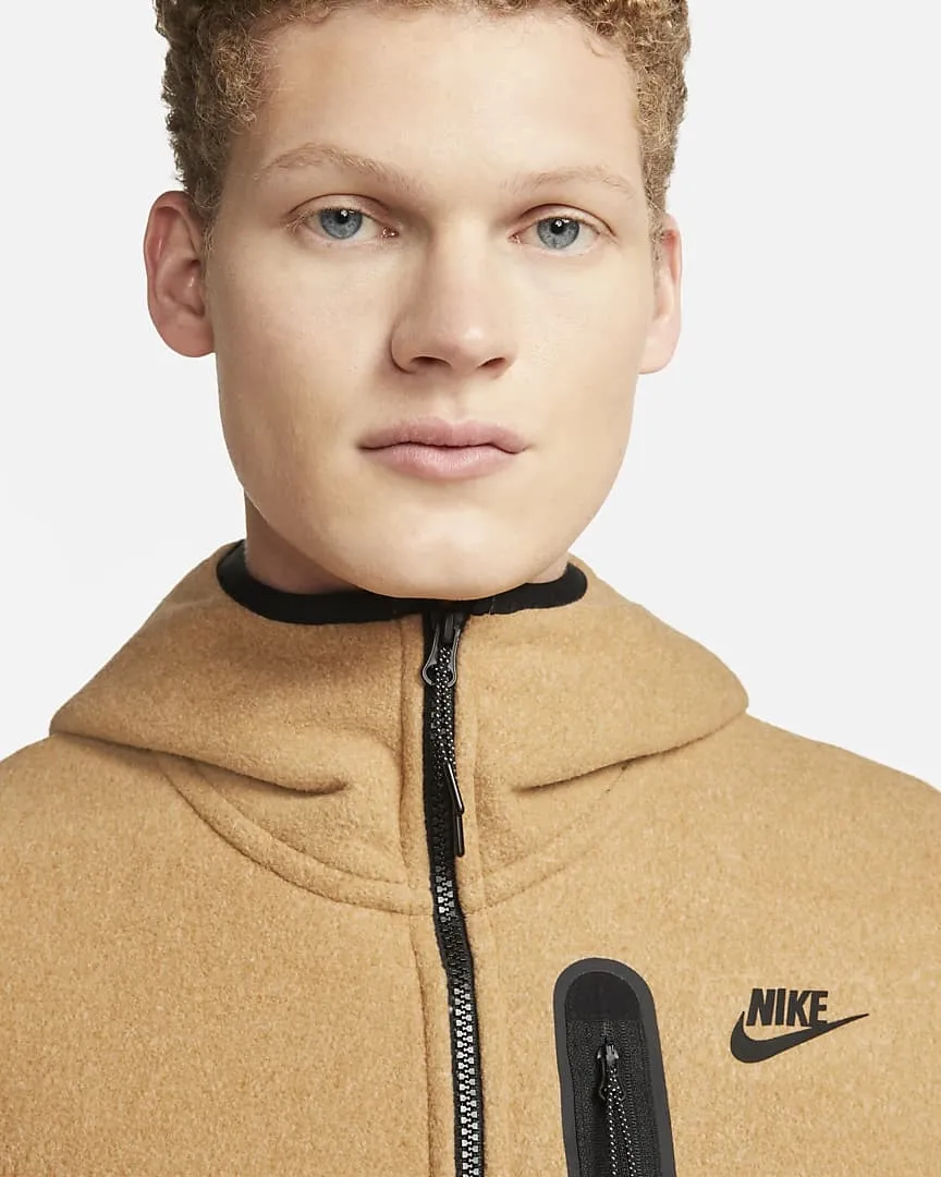 Zip Tech Fleece Hoodie Beige фото