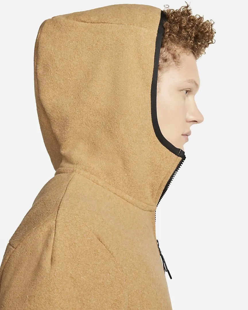 Zip Tech Fleece Hoodie Beige фото