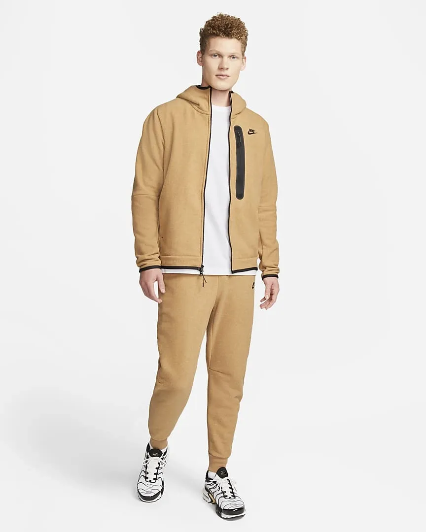 Zip Tech Fleece Hoodie Beige фото