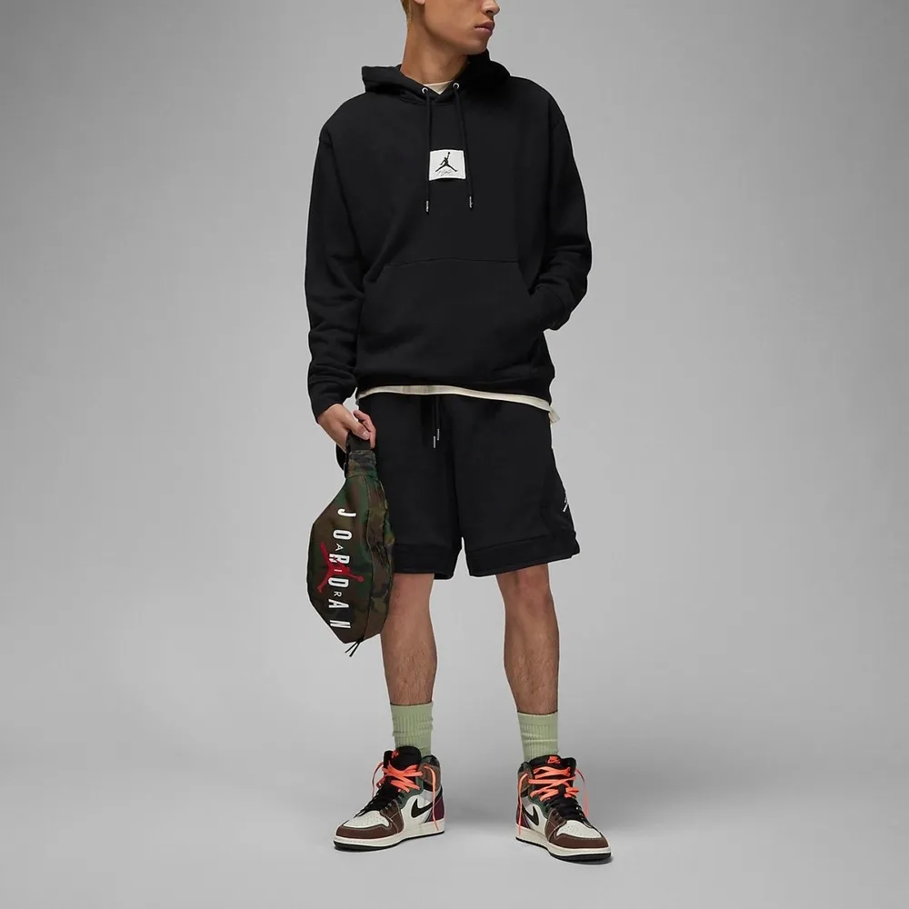Essential Statement Sub-Knit Hoodie Black фото