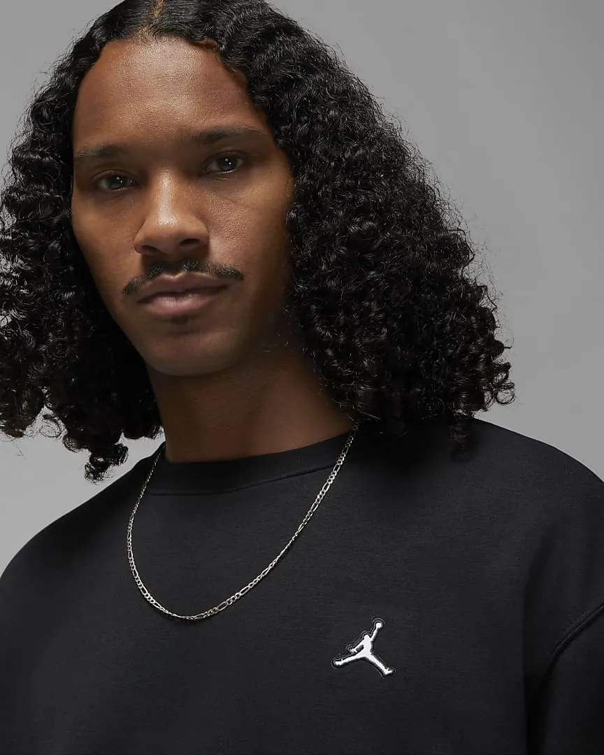 Essential Fleece Crew Sweatshirt Black фото