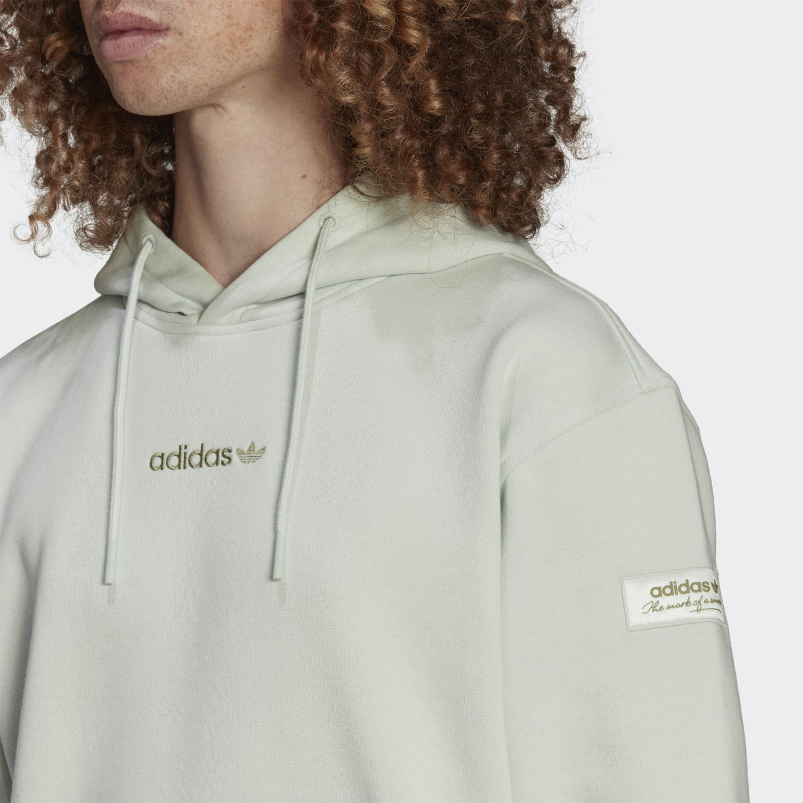 Adicolor Trefoil Liner Hoodie Grey фото