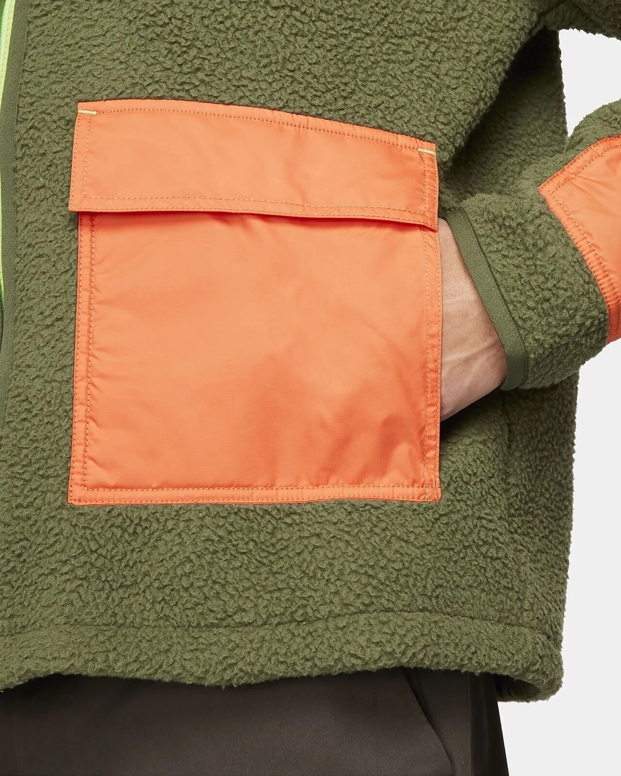 Zip Full-Length Cardigan Green фото