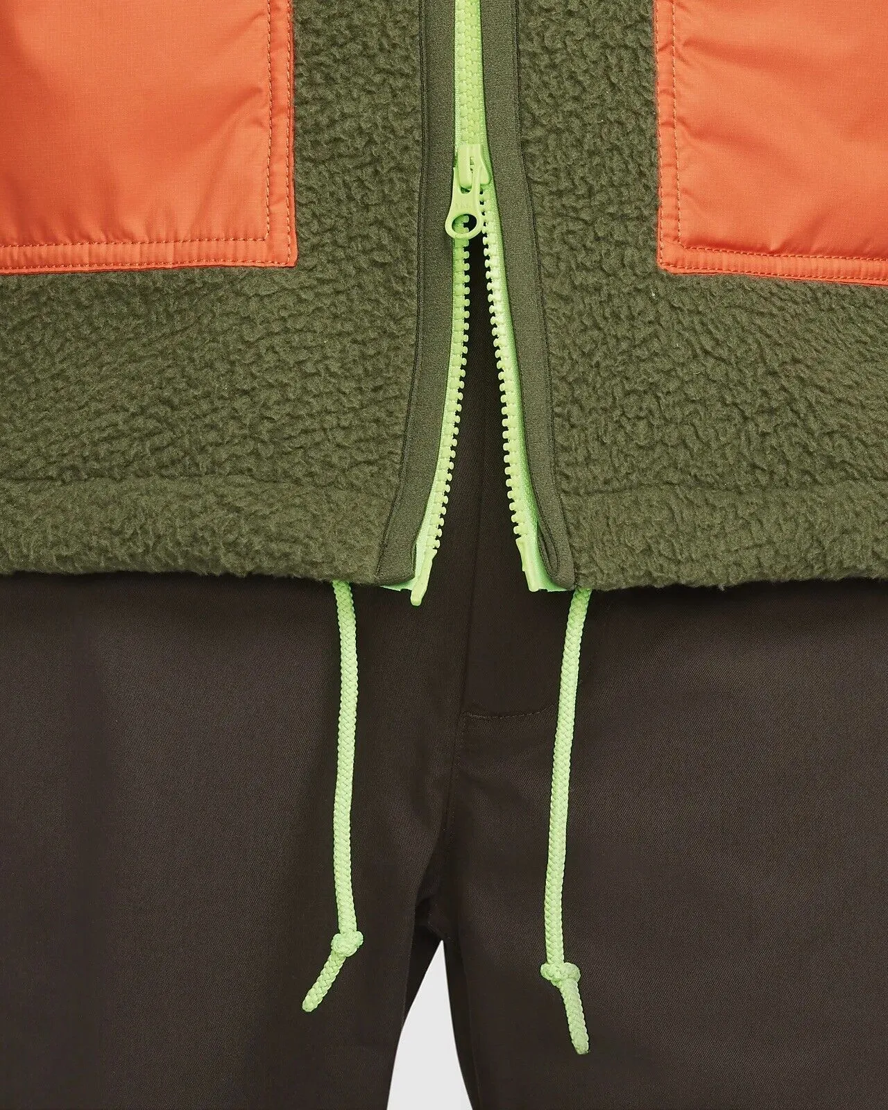 Zip Full-Length Cardigan Green фото