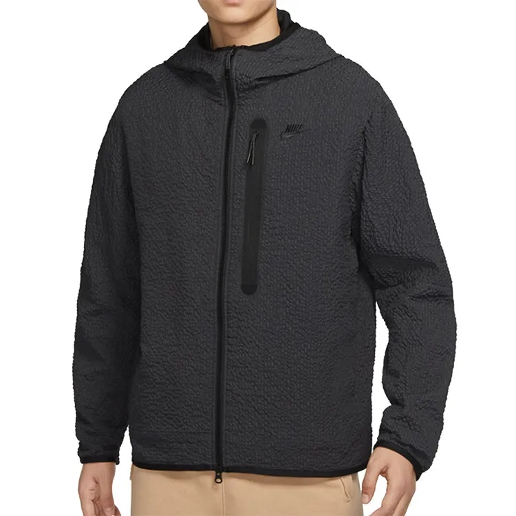 Zip Tech Fleece Hoodie Black фото
