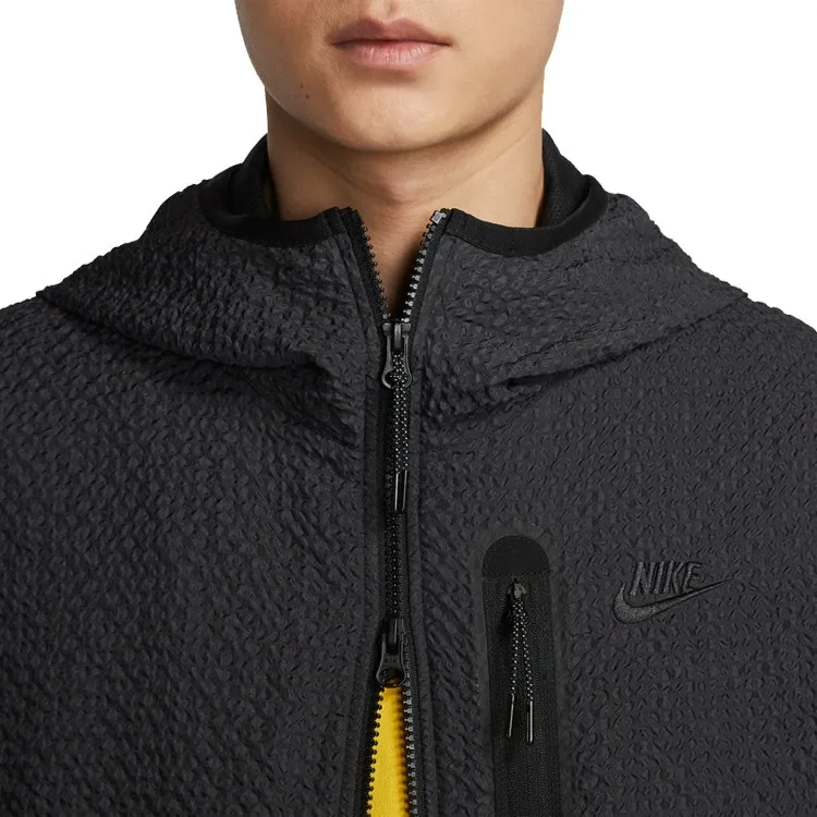 Zip Tech Fleece Hoodie Black фото