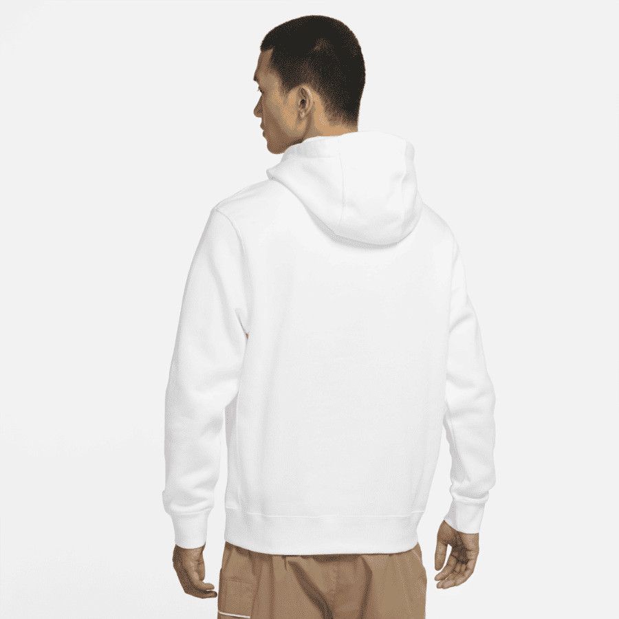 French Terry Crew Hoodie White фото