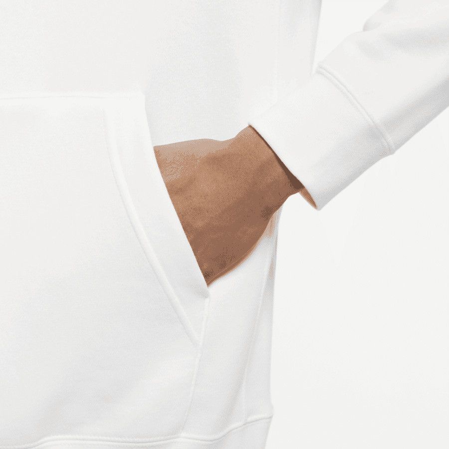 French Terry Crew Hoodie White фото