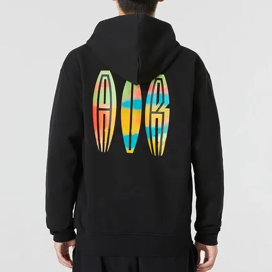 Zip Kangaroo Hoodie Black фото