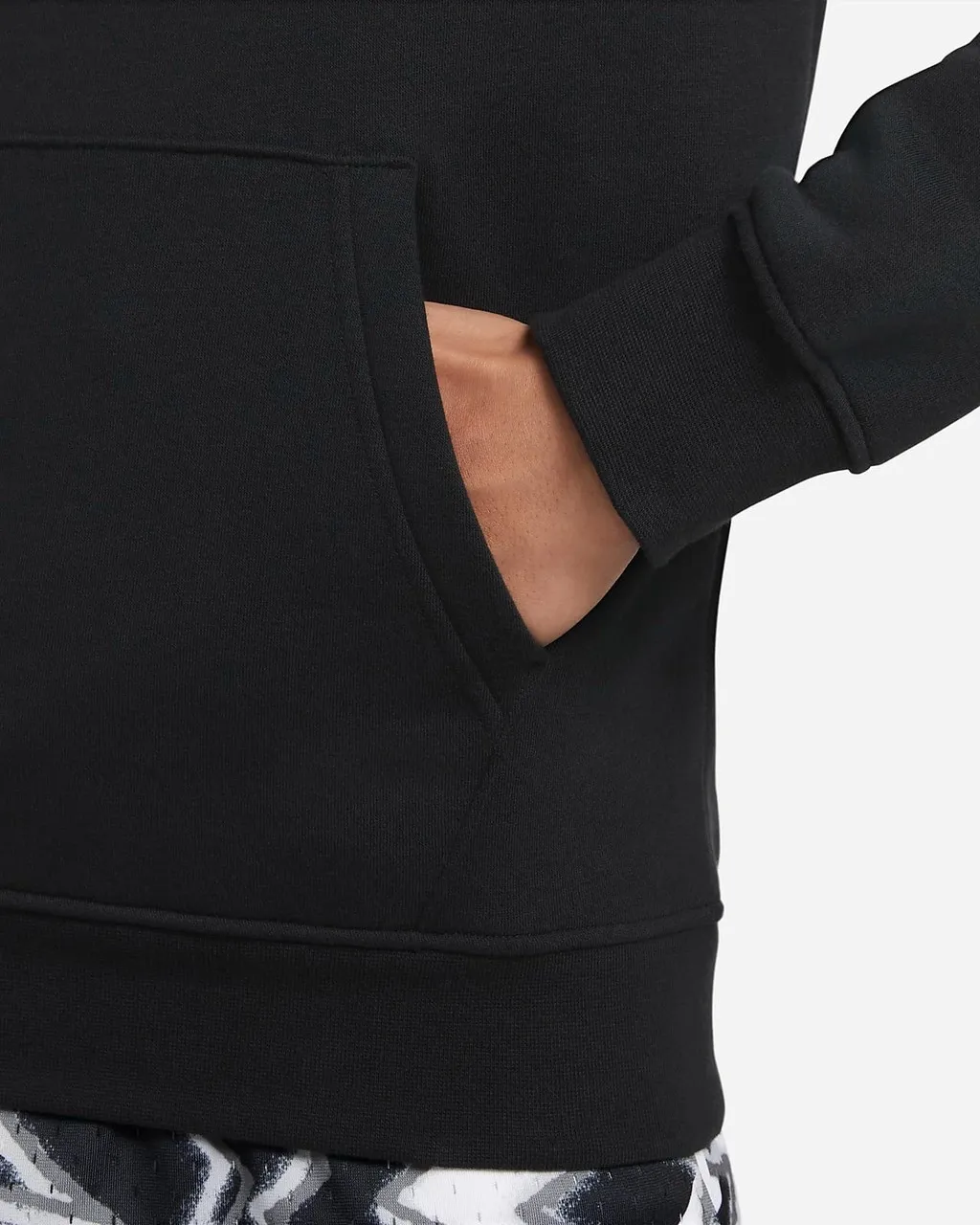 Flight Fleece Hoodie Black фото