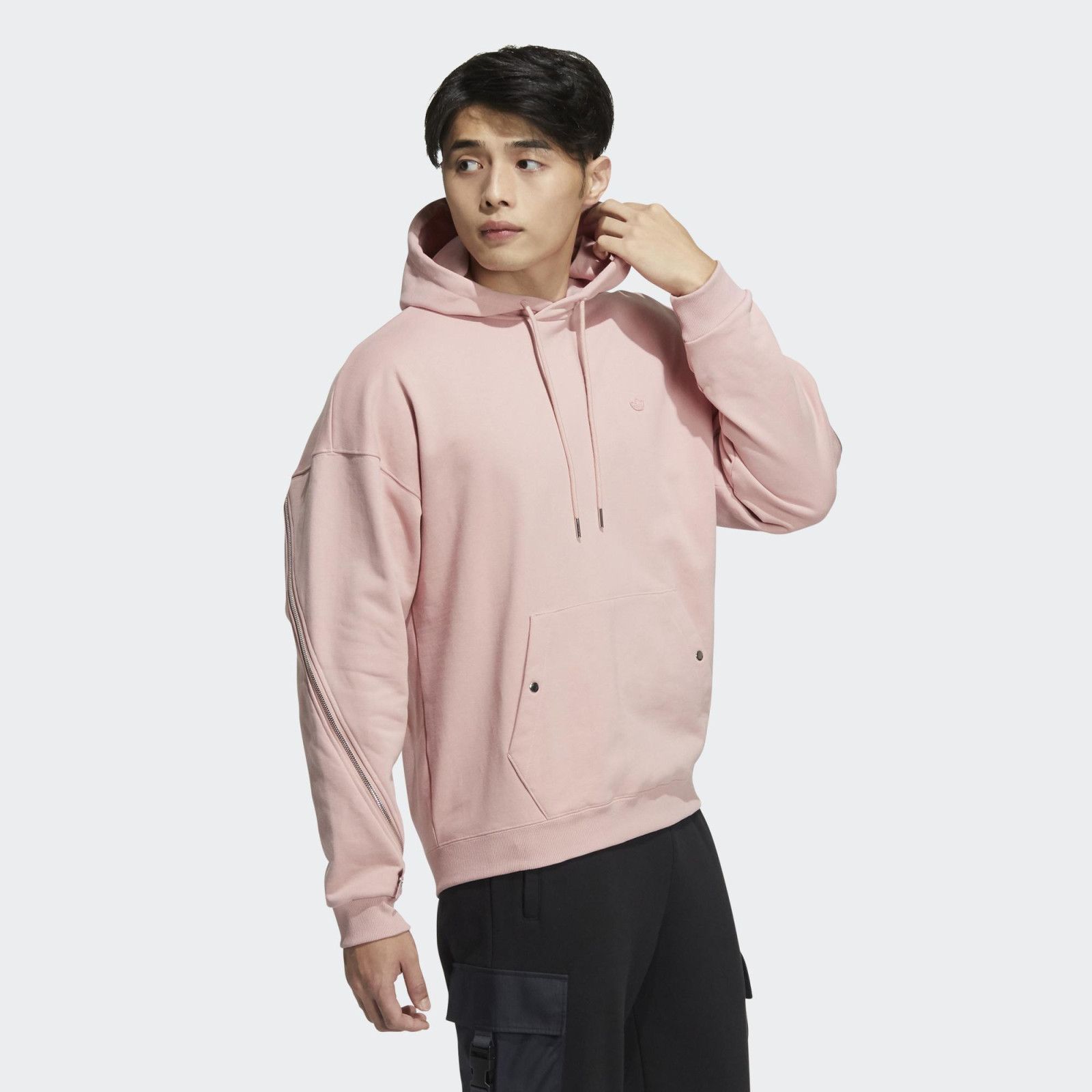 Adicolor Zip Hand Hoodie Pink фото