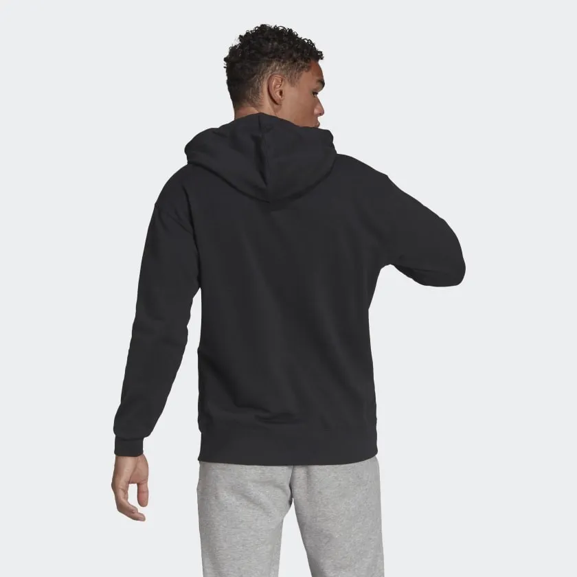 Essential Feelvivid Cotton French Terry Drop Shoulder Hoodie Black фото