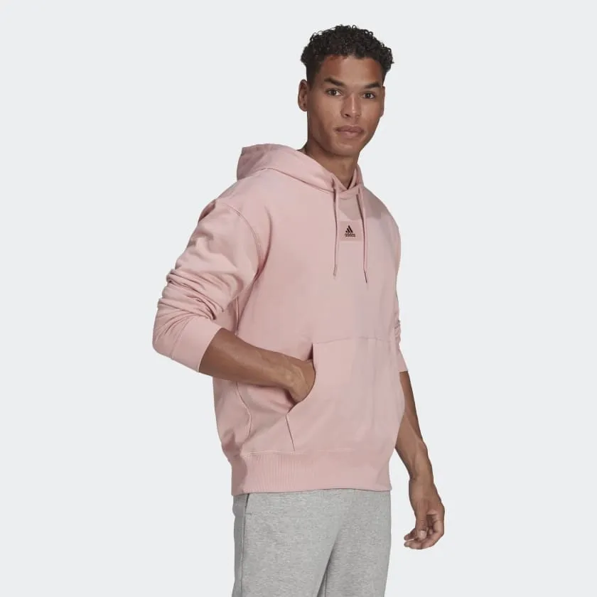 Essential Feelvivid Cotton French Terry Drop Shoulder Hoodie Pink фото