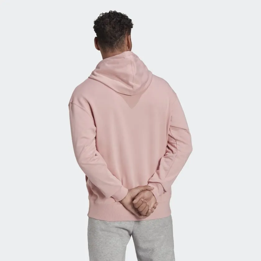 Essential Feelvivid Cotton French Terry Drop Shoulder Hoodie Pink фото
