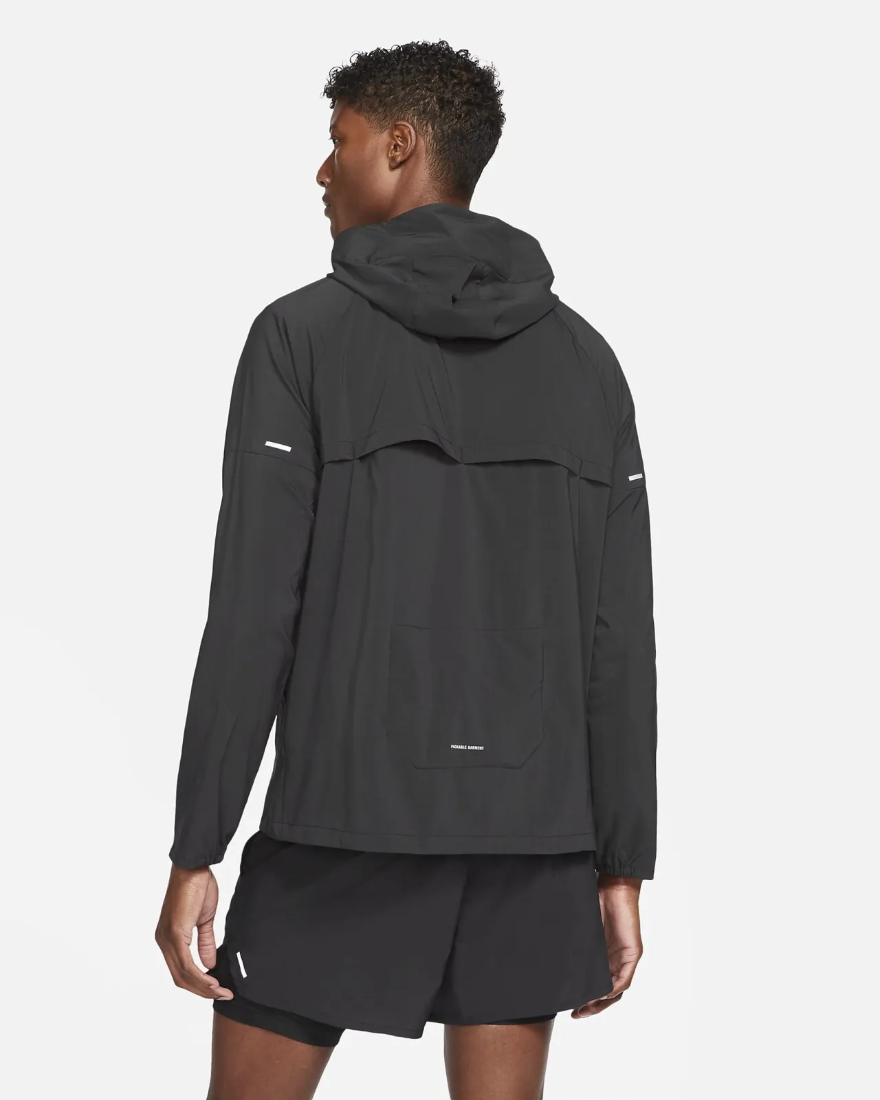 Windrunner Hoodied Running Jacket Black фото