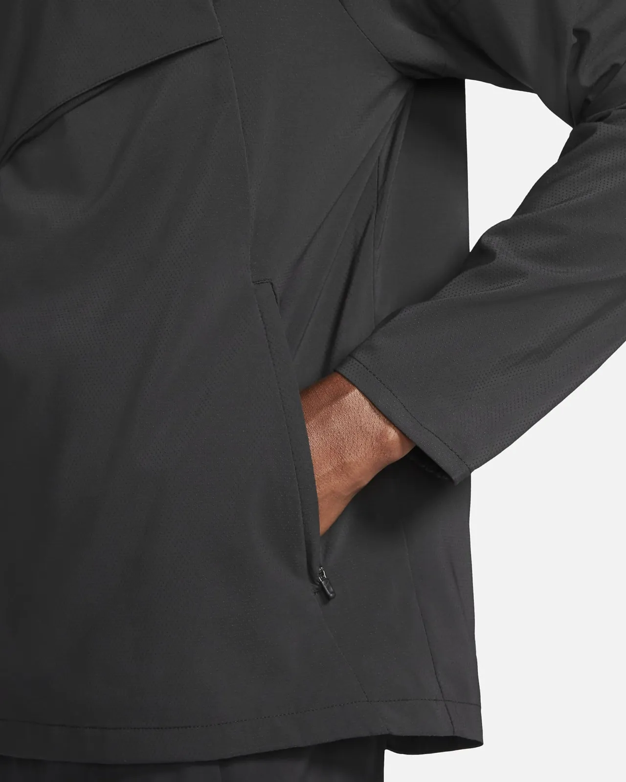Windrunner Hoodied Running Jacket Black фото