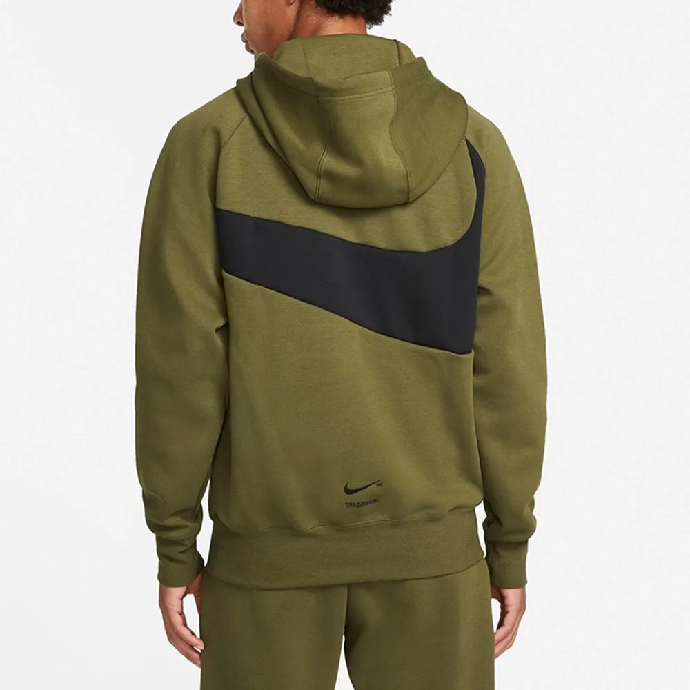 Tech Fleece Raglan Hoodie Army Green фото