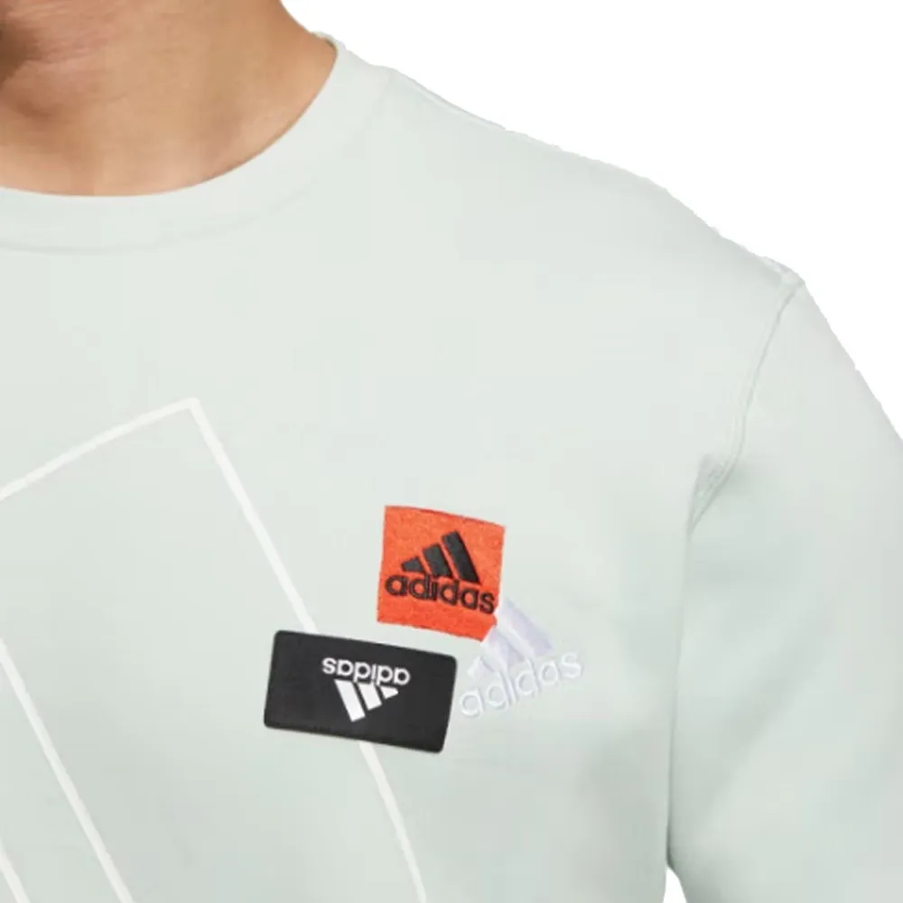 Casual Big Logo Crew Sweatshirt Grey фото
