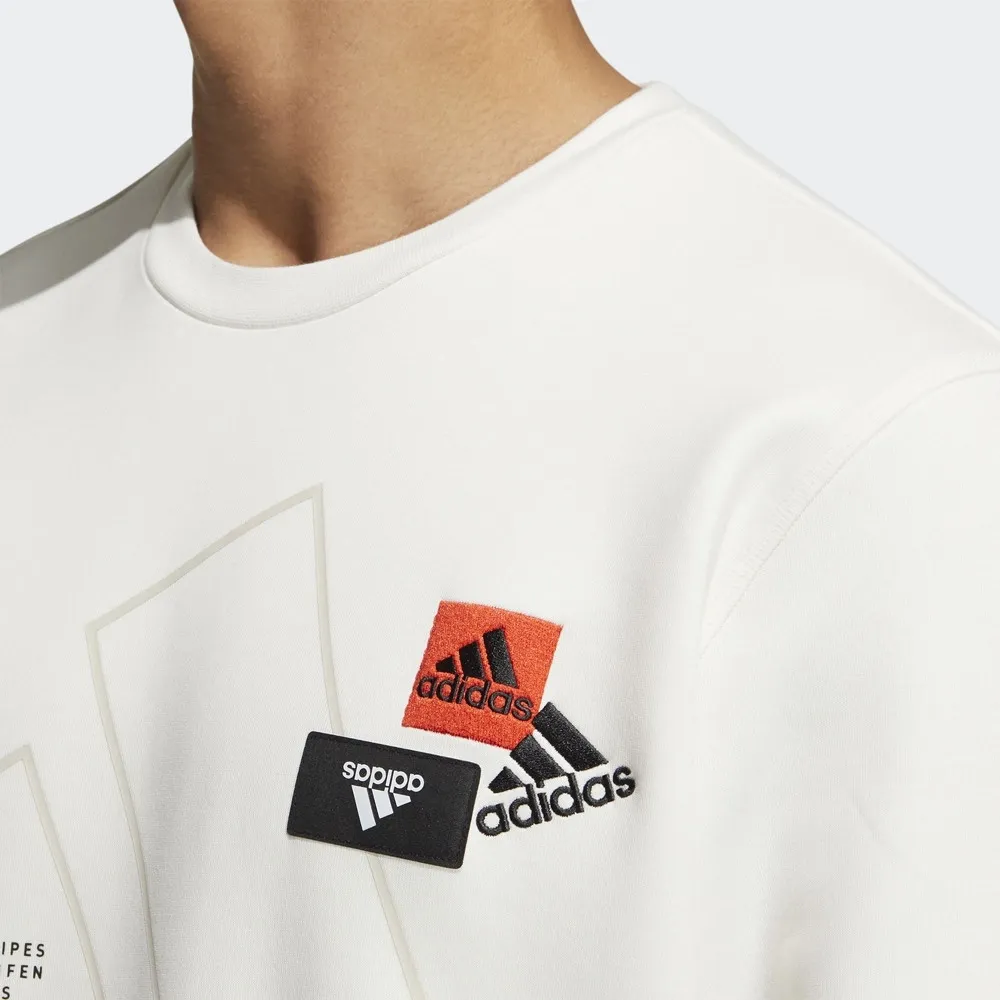 Casual Big Logo Crew Sweatshirt White фото
