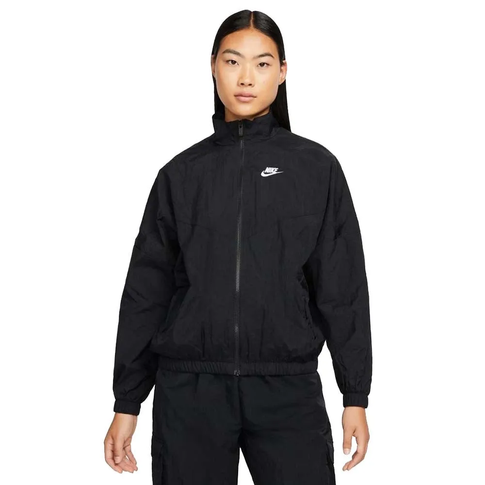 Essential Windrunner Woven Jacket Black