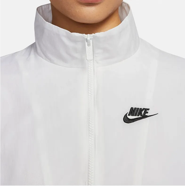 Essential Windrunner Woven Jacket White\Pink фото