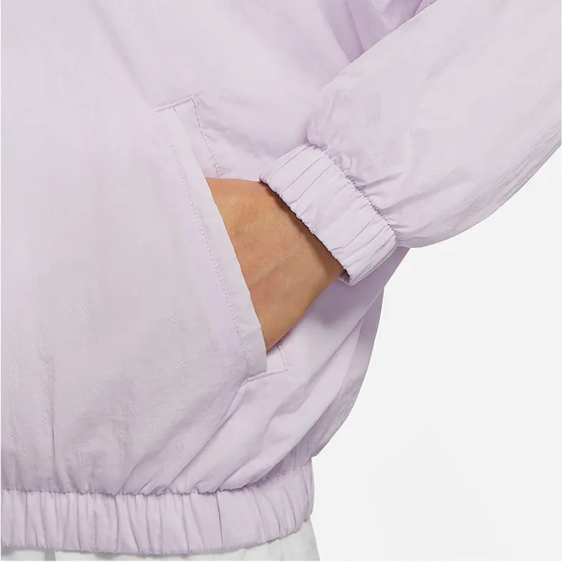 Essential Windrunner Woven Jacket White\Pink фото