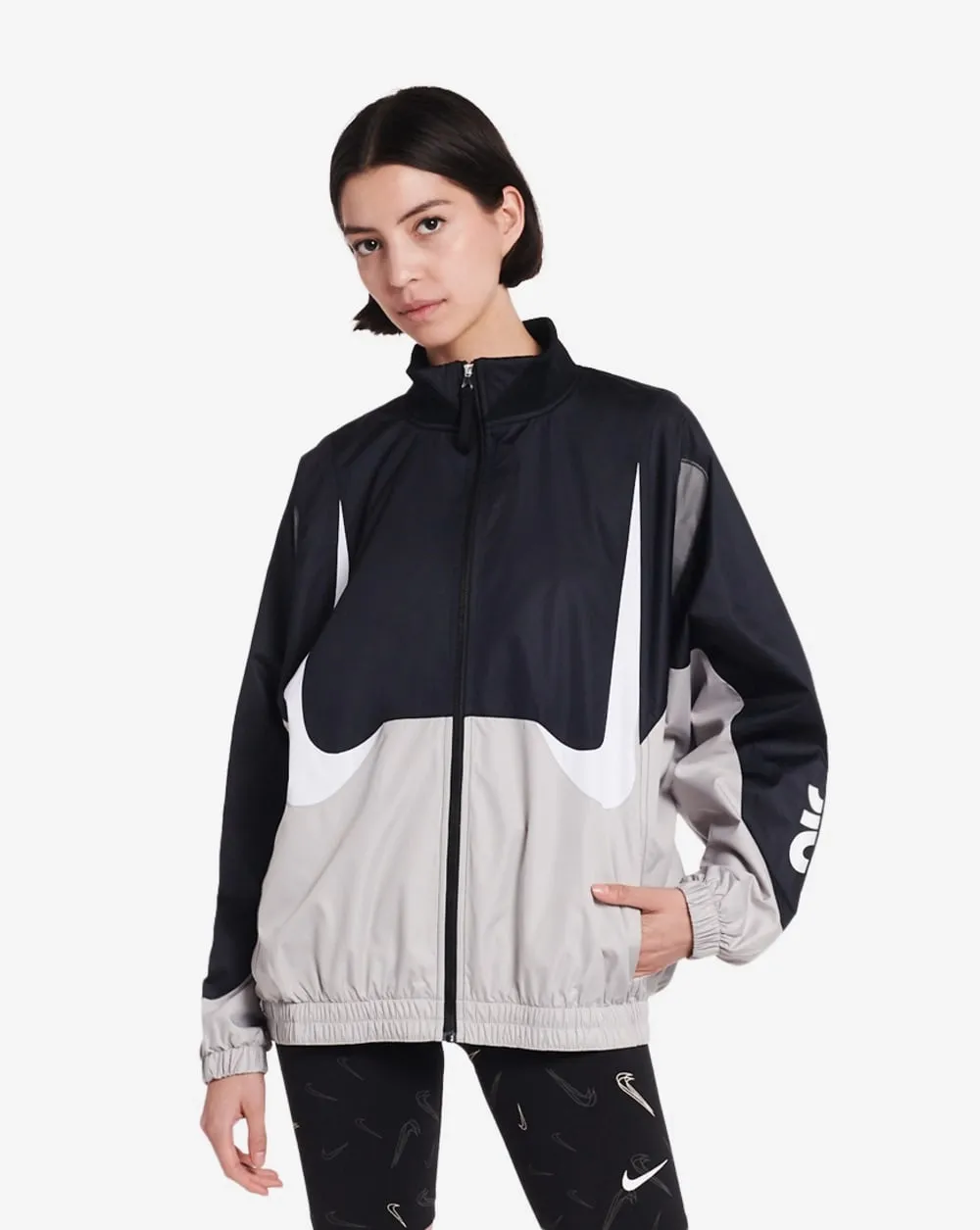 Casual Woven Air Max Jacket Black\White