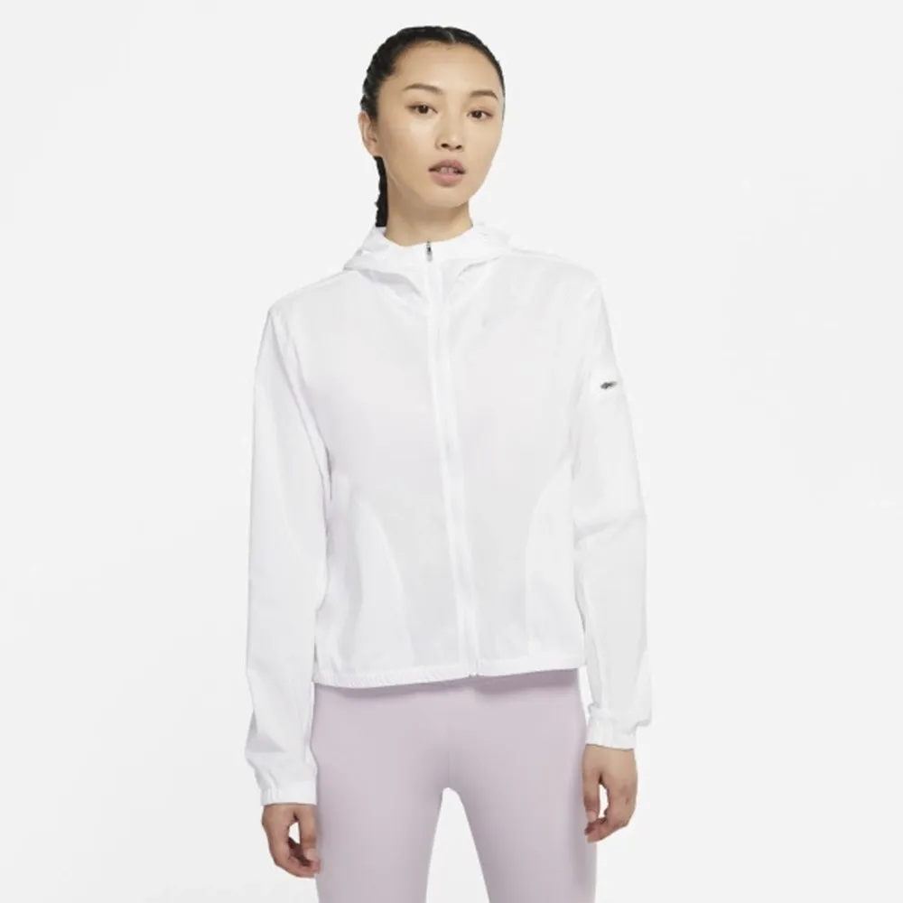 Light Running Hooded Jacket White