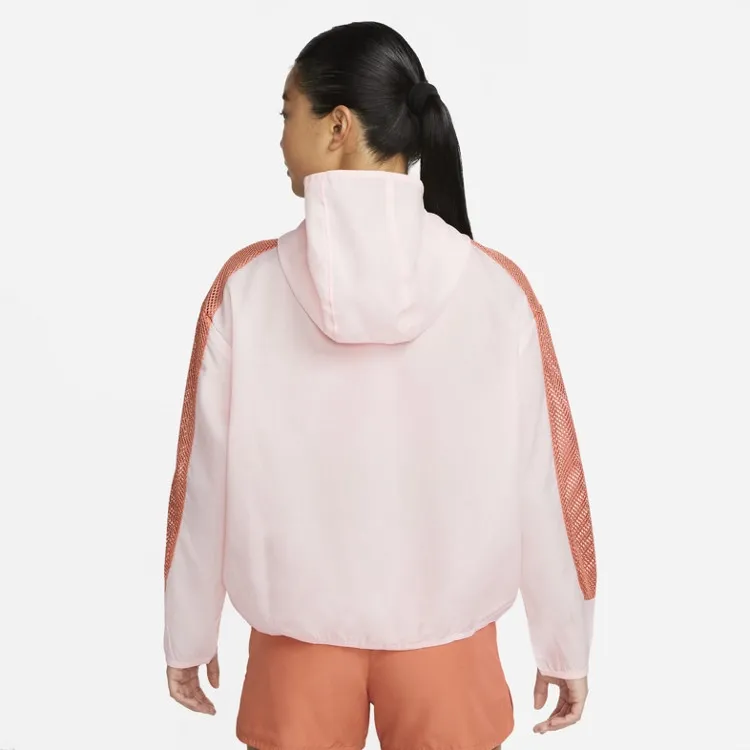 Double Swoosh Mesh Pocket Windbreaker White фото