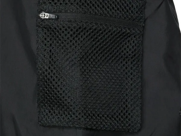 Double Swoosh Mesh Pocket Windbreaker Black фото