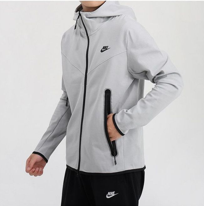 Breathable Windproof Hooded Jacket Grey фото