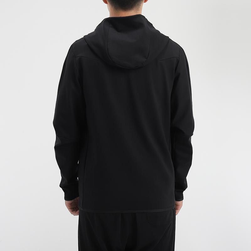 Breathable Windproof Hooded Jacket Black фото