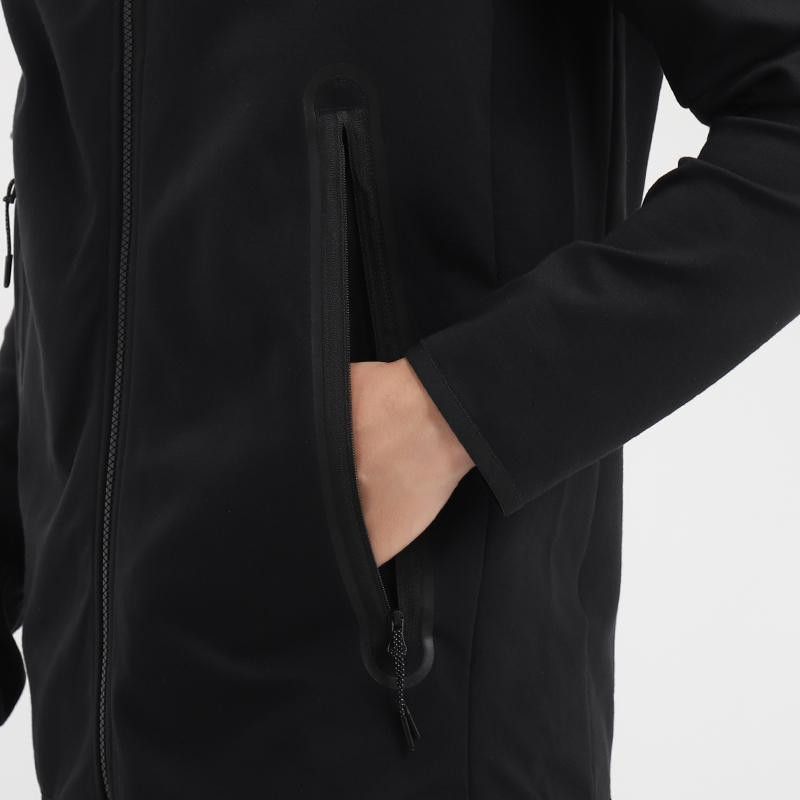 Breathable Windproof Hooded Jacket Black фото