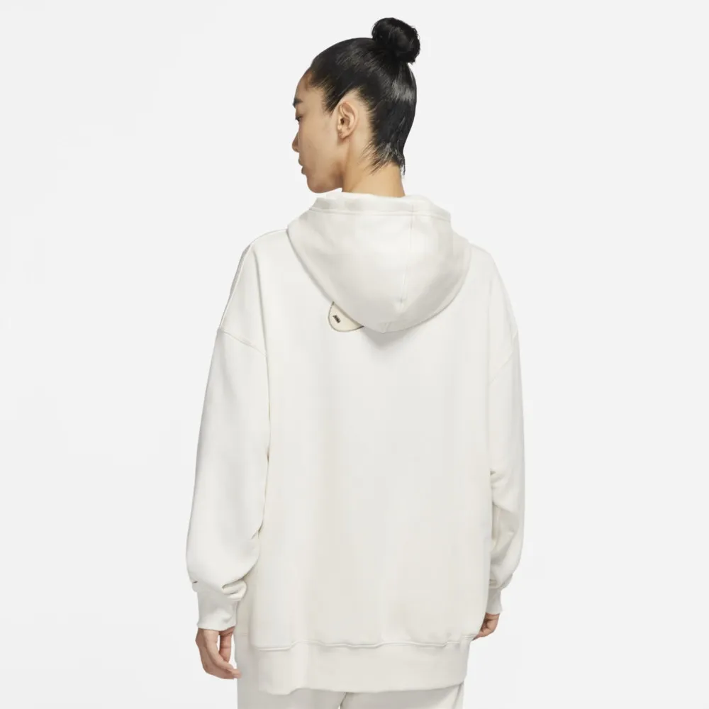 Embroidered Loose Hoodie White фото