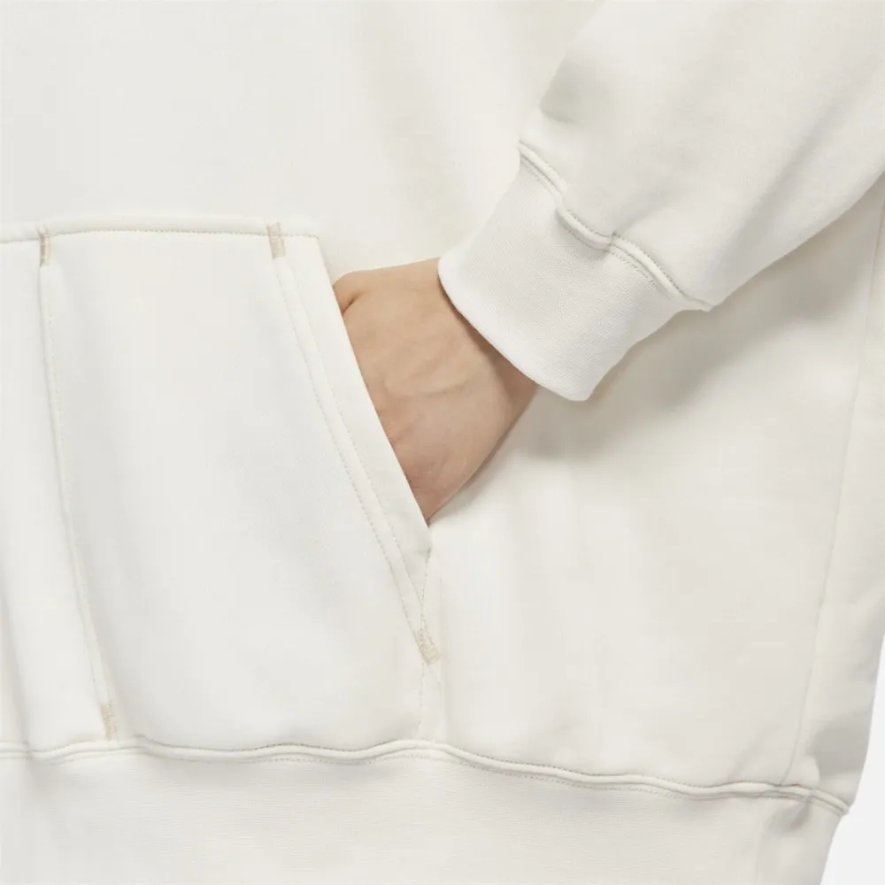 Embroidered Loose Hoodie White фото