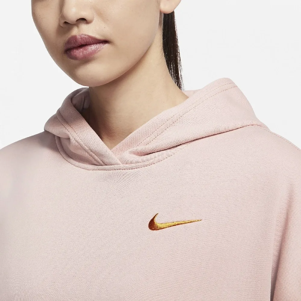 Embroidered Loose Hoodie Washed Pink фото